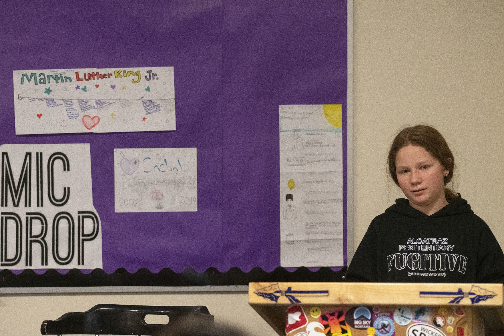 Making their own dream speeches